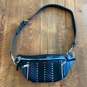 Zara Fanny pack / waist belt/ bag. Black.